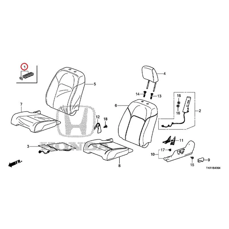[NEW] JDM HONDA N-WGN CUSTOM JH3 2023 Front seat (L.) (bench) (2) GENUINE OEM - Image 2