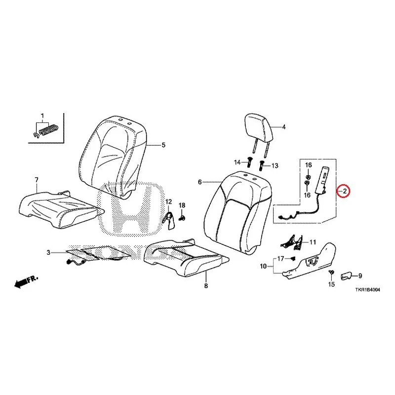 [NEW] JDM HONDA N-WGN CUSTOM JH3 2023 Front seat (L.) (bench) (2) GENUINE OEM - Image 3