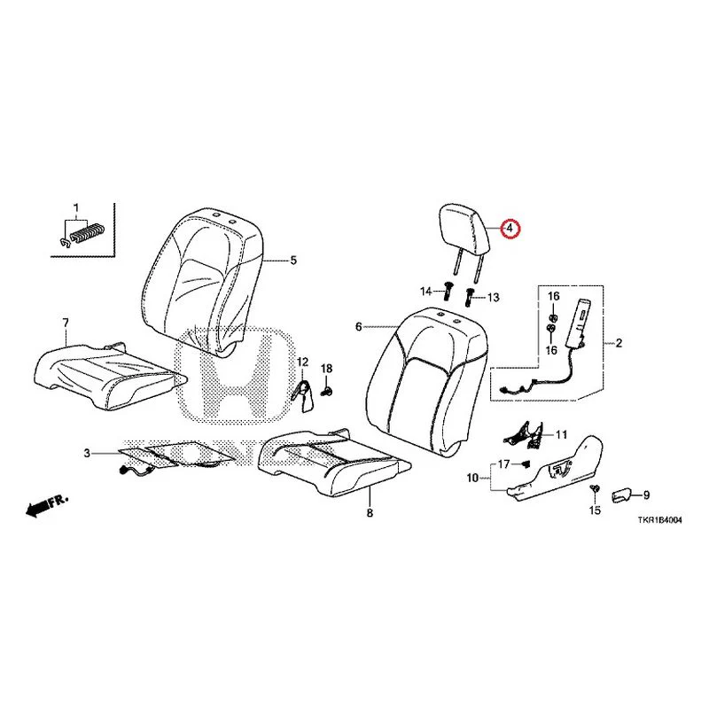 [NEW] JDM HONDA N-WGN CUSTOM JH3 2023 Front seat (L.) (bench) (2) GENUINE OEM - Image 5
