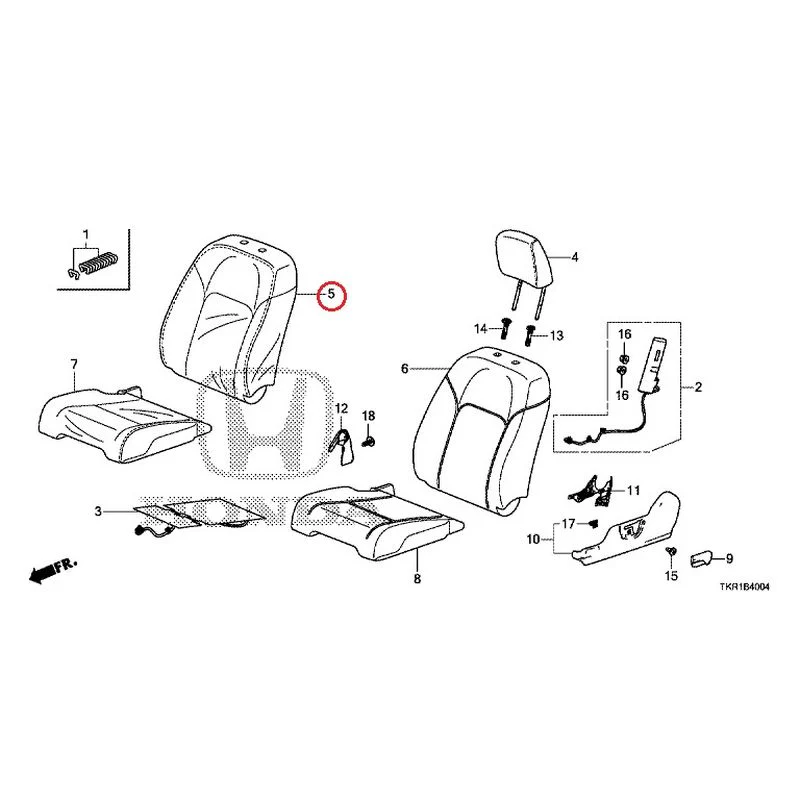[NEW] JDM HONDA N-WGN CUSTOM JH3 2023 Front seat (L.) (bench) (2) GENUINE OEM - Image 6