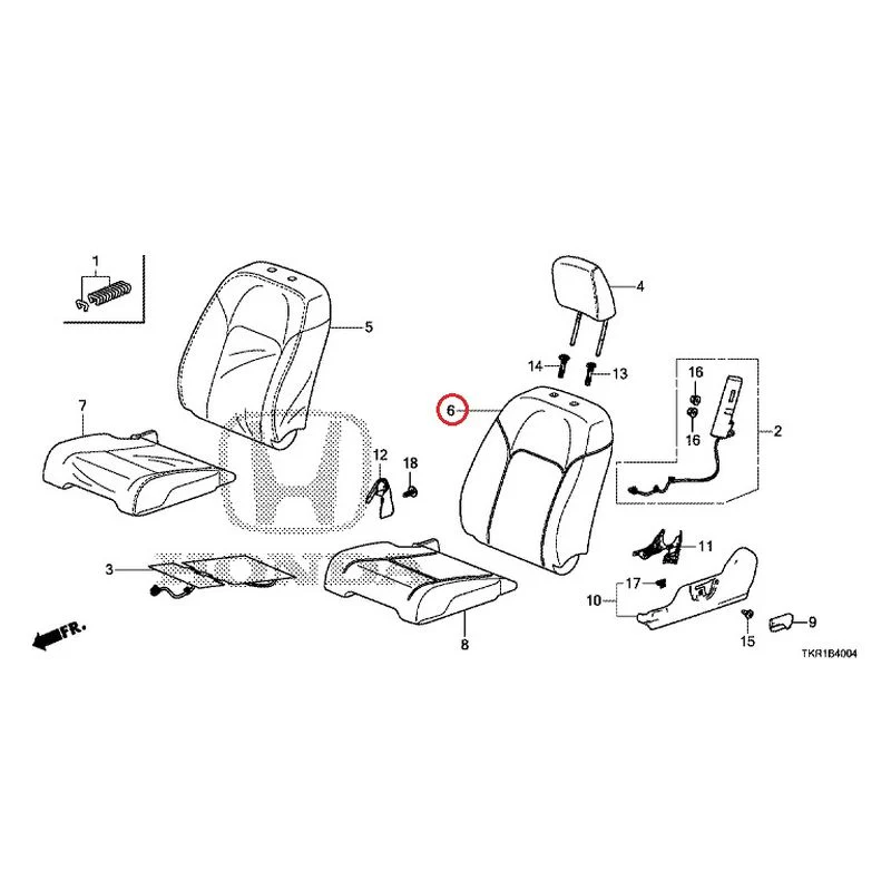 [NEW] JDM HONDA N-WGN CUSTOM JH3 2023 Front seat (L.) (bench) (2) GENUINE OEM - Image 7