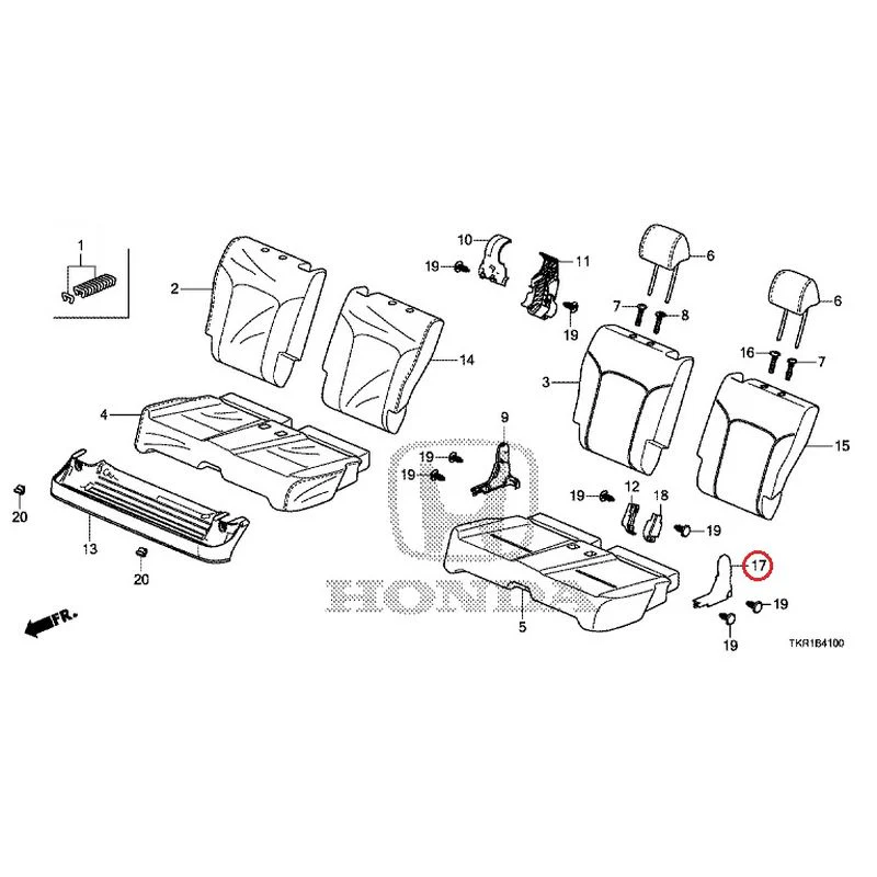 [NEW] JDM HONDA N-WGN CUSTOM JH3 2023 Rear Seat GENUINE OEM - Image 18