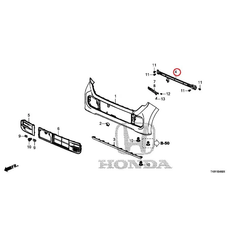[NEW] JDM HONDA N-WGN CUSTOM JH3 2023 Front Bumper (2) GENUINE OEM - Image 15