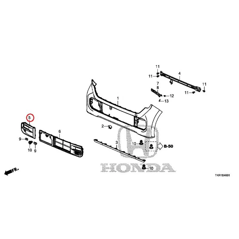 [NEW] JDM HONDA N-WGN CUSTOM JH3 2023 Front Bumper (2) GENUINE OEM - Image 16