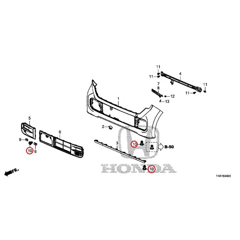 [NEW] JDM HONDA N-WGN CUSTOM JH3 2023 Front Bumper (2) GENUINE OEM - Image 21
