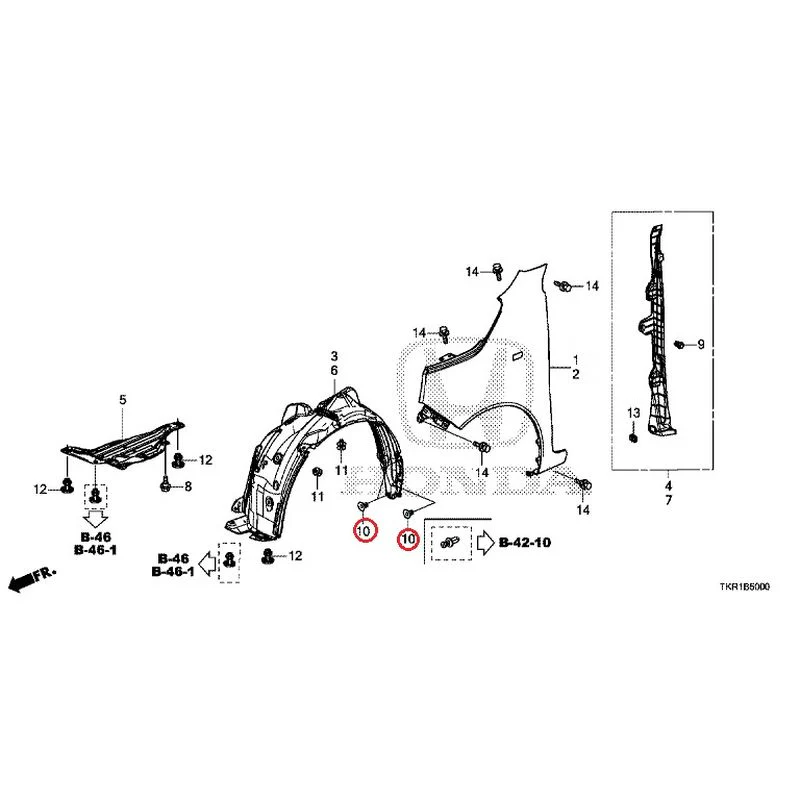 [NEW] JDM HONDA N-WGN CUSTOM JH3 2023 Front Fenders GENUINE OEM - Image 11