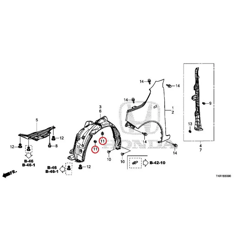 [NEW] JDM HONDA N-WGN CUSTOM JH3 2023 Front Fenders GENUINE OEM - Image 12