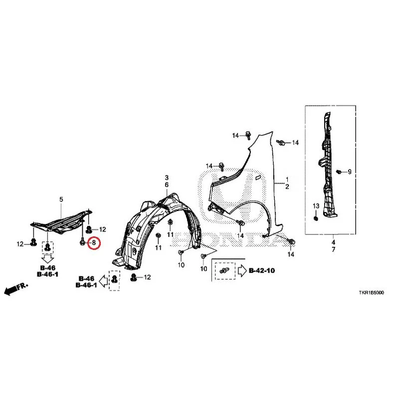 [NEW] JDM HONDA N-WGN CUSTOM JH3 2023 Front Fenders GENUINE OEM - Image 9