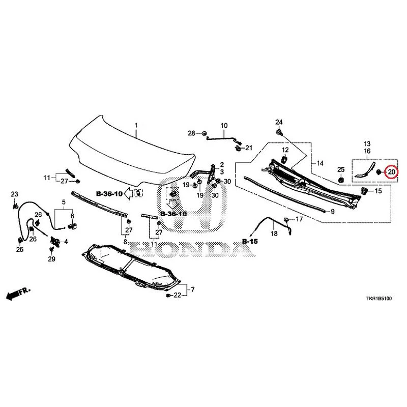 [NEW] JDM HONDA N-WGN CUSTOM JH3 2023 Hood GENUINE OEM - Image 20