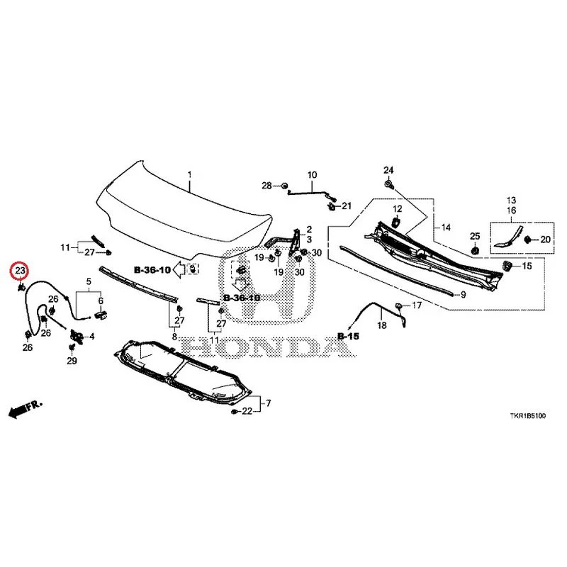 [NEW] JDM HONDA N-WGN CUSTOM JH3 2023 Hood GENUINE OEM - Image 22