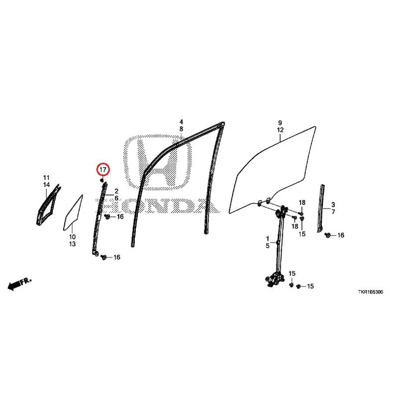 [NEW] JDM HONDA N-WGN CUSTOM JH3 2023 Front Door Glass/Regulator GENUINE OEM - Image 18