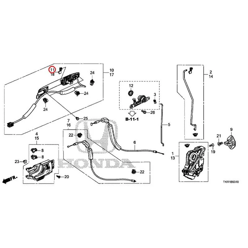 [NEW] JDM HONDA N-WGN CUSTOM JH3 2023 Front Door Locks/Outer Handles GENUINE OEM - Image 13