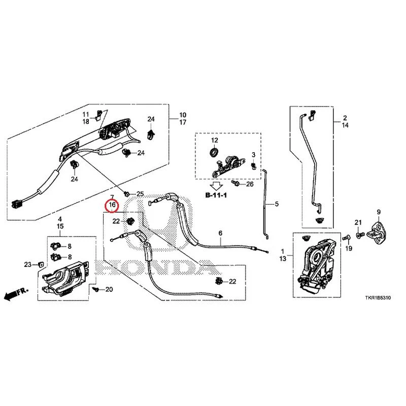 [NEW] JDM HONDA N-WGN CUSTOM JH3 2023 Front Door Locks/Outer Handles GENUINE OEM - Image 18