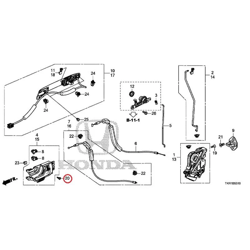 [NEW] JDM HONDA N-WGN CUSTOM JH3 2023 Front Door Locks/Outer Handles GENUINE OEM - Image 22