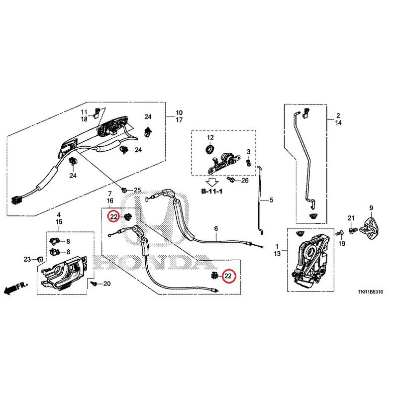 [NEW] JDM HONDA N-WGN CUSTOM JH3 2023 Front Door Locks/Outer Handles GENUINE OEM - Image 24