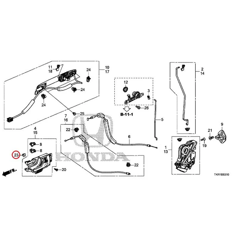 [NEW] JDM HONDA N-WGN CUSTOM JH3 2023 Front Door Locks/Outer Handles GENUINE OEM - Image 25