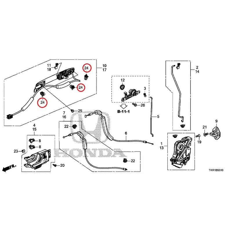 [NEW] JDM HONDA N-WGN CUSTOM JH3 2023 Front Door Locks/Outer Handles GENUINE OEM - Image 26