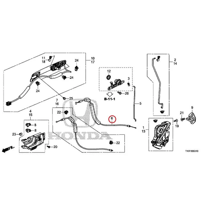 [NEW] JDM HONDA N-WGN CUSTOM JH3 2023 Front Door Locks/Outer Handles GENUINE OEM - Image 7