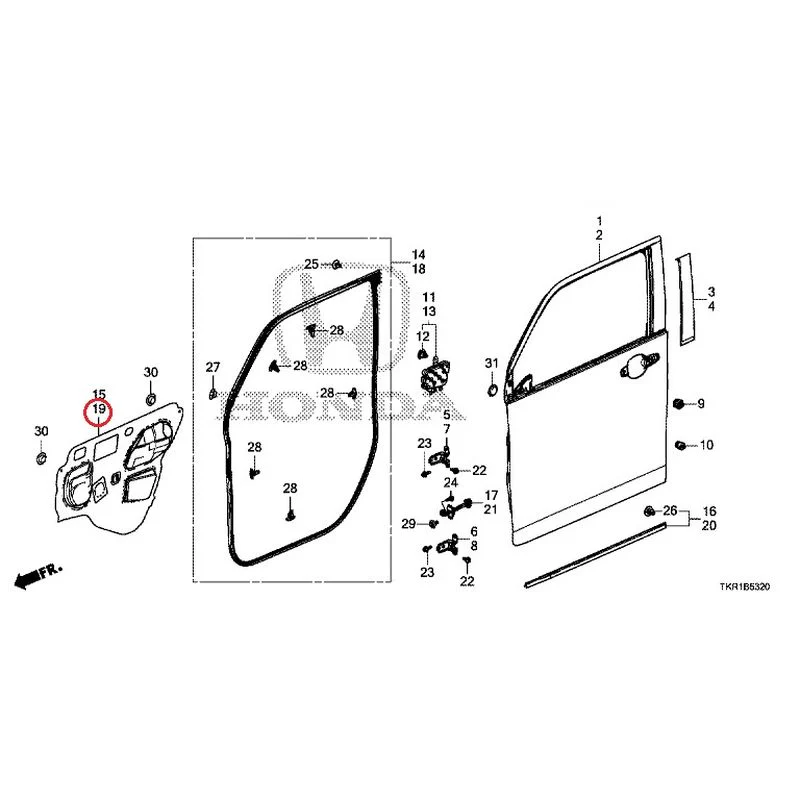 [NEW] JDM HONDA N-WGN CUSTOM JH3 2023 Front Door Panel GENUINE OEM - Image 20