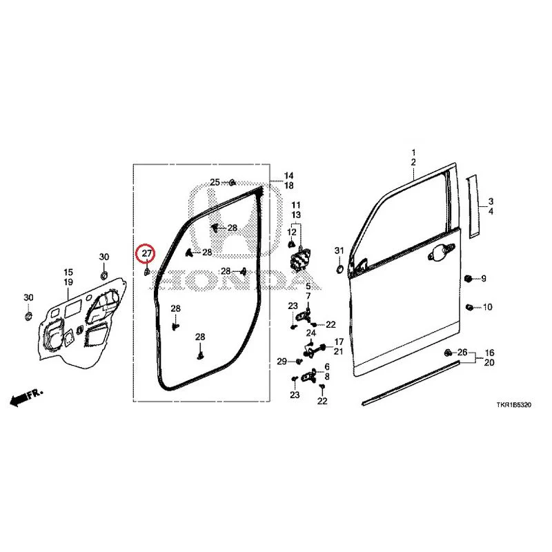 [NEW] JDM HONDA N-WGN CUSTOM JH3 2023 Front Door Panel GENUINE OEM - Image 29