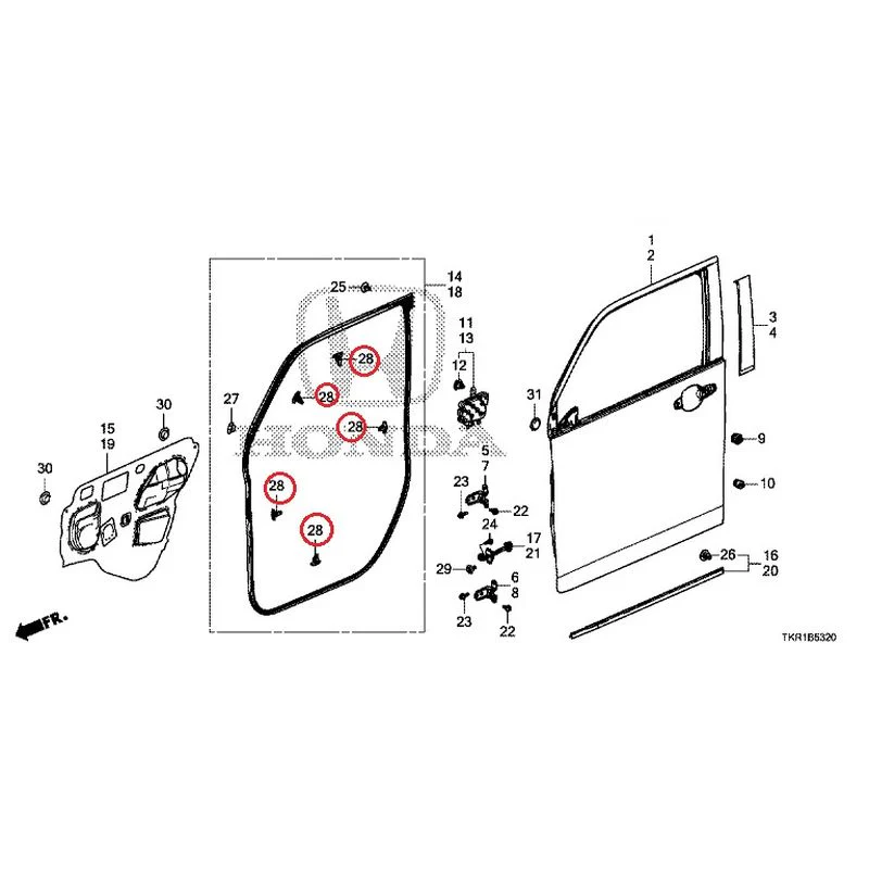 [NEW] JDM HONDA N-WGN CUSTOM JH3 2023 Front Door Panel GENUINE OEM - Image 30