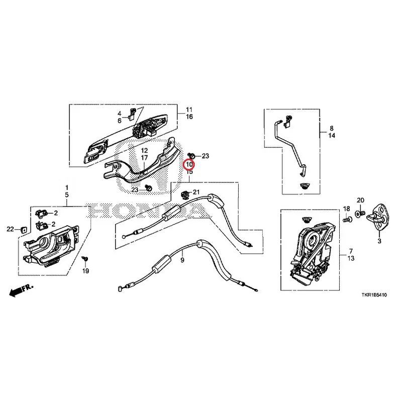 [NEW] JDM HONDA N-WGN CUSTOM JH3 2023 Rear Door Locks/Outer Handles GENUINE OEM - Image 12