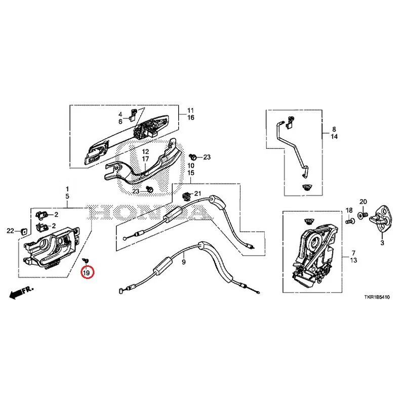 [NEW] JDM HONDA N-WGN CUSTOM JH3 2023 Rear Door Locks/Outer Handles GENUINE OEM - Image 21