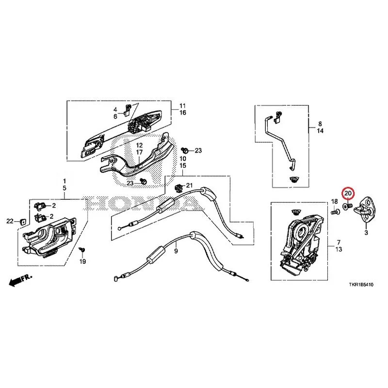 [NEW] JDM HONDA N-WGN CUSTOM JH3 2023 Rear Door Locks/Outer Handles GENUINE OEM - Image 22