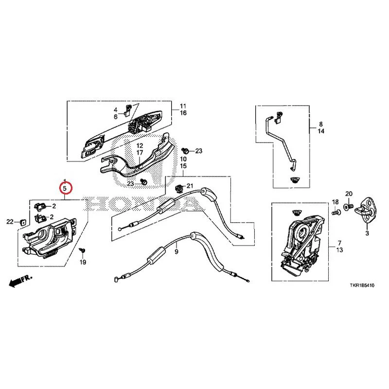 [NEW] JDM HONDA N-WGN CUSTOM JH3 2023 Rear Door Locks/Outer Handles GENUINE OEM - Image 7
