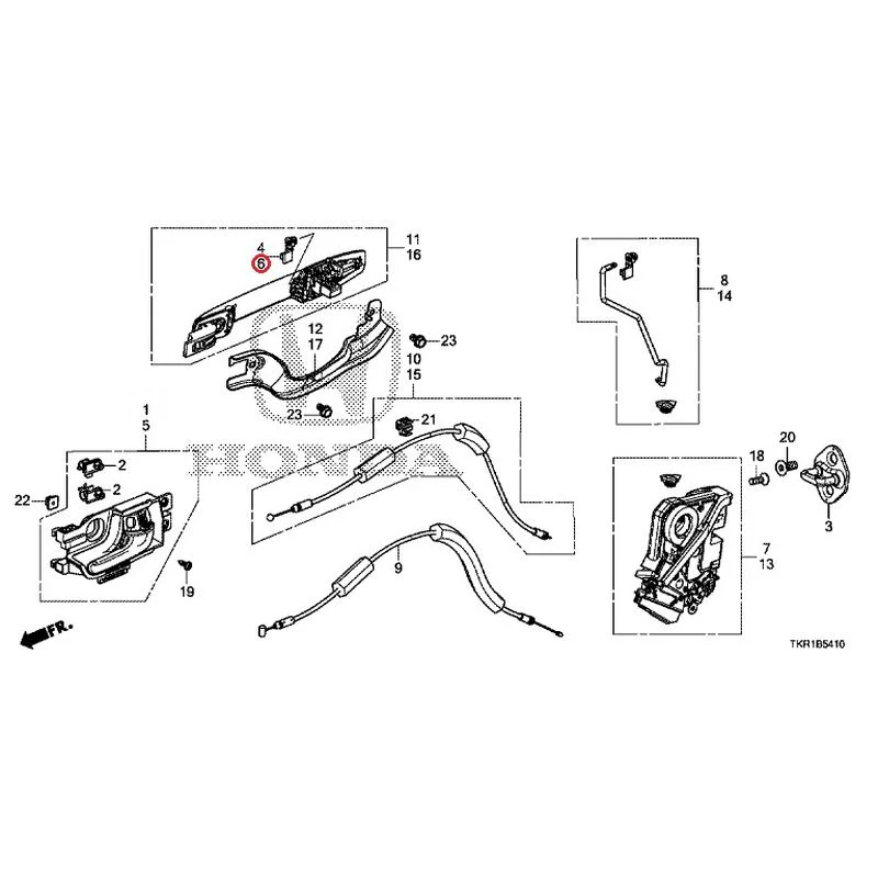 [NEW] JDM HONDA N-WGN CUSTOM JH3 2023 Rear Door Locks/Outer Handles GENUINE OEM - Image 8