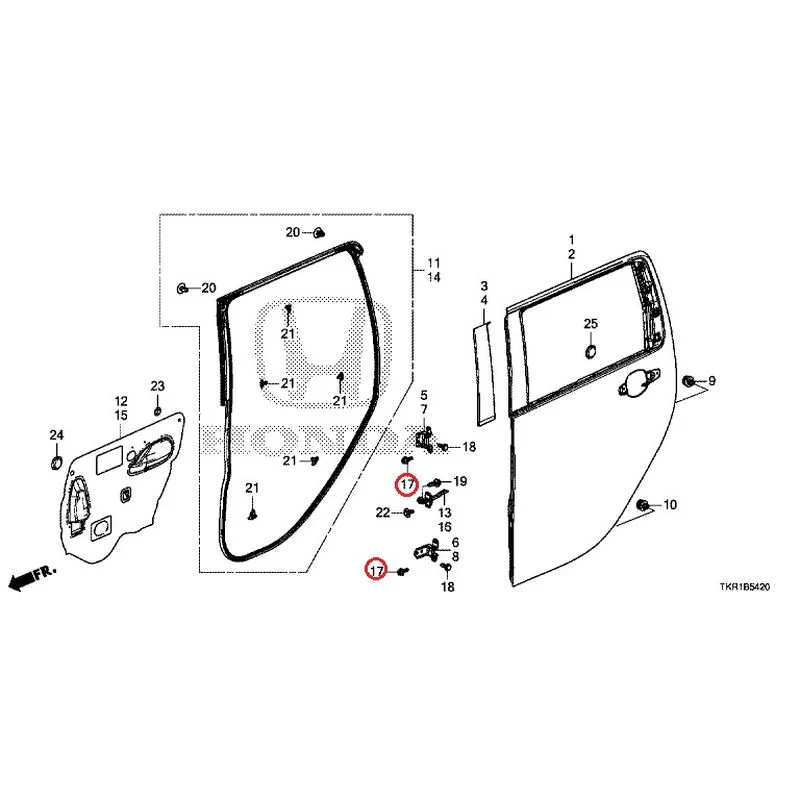 [NEW] JDM HONDA N-WGN CUSTOM JH3 2023 Rear Door Panel GENUINE OEM - Image 18