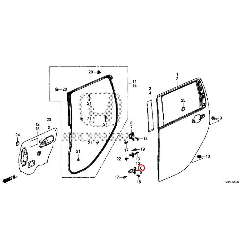 [NEW] JDM HONDA N-WGN CUSTOM JH3 2023 Rear Door Panel GENUINE OEM - Image 7
