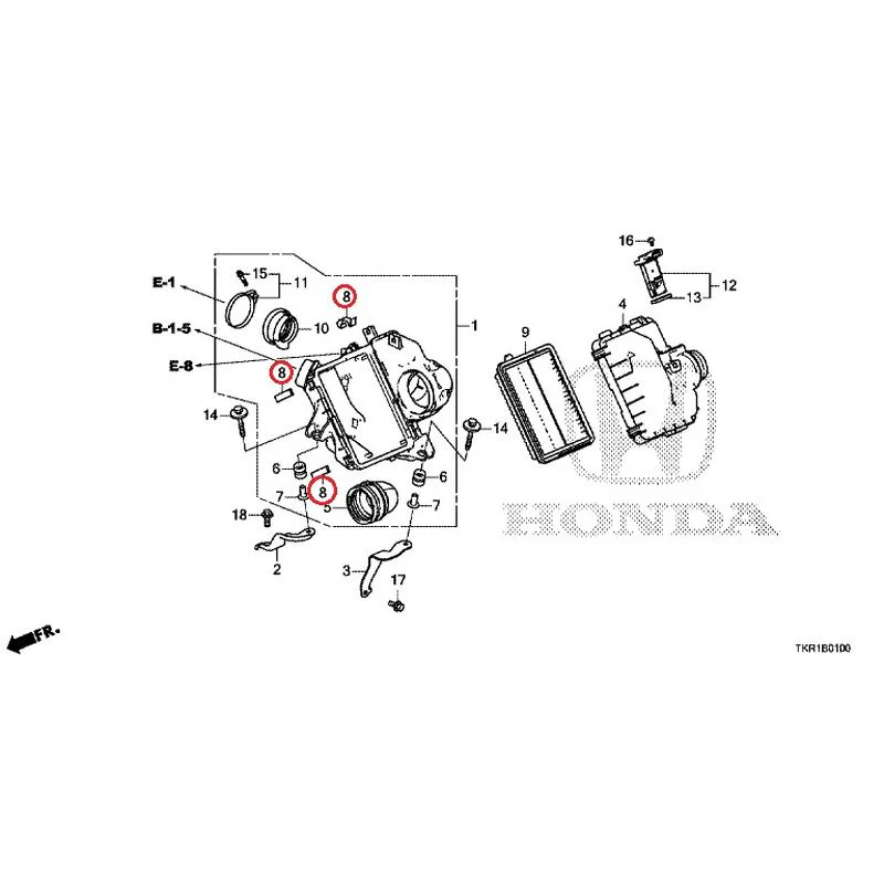 [NEW] JDM HONDA N-WGN JH3 2023 Air Cleaner GENUINE OEM - Image 9