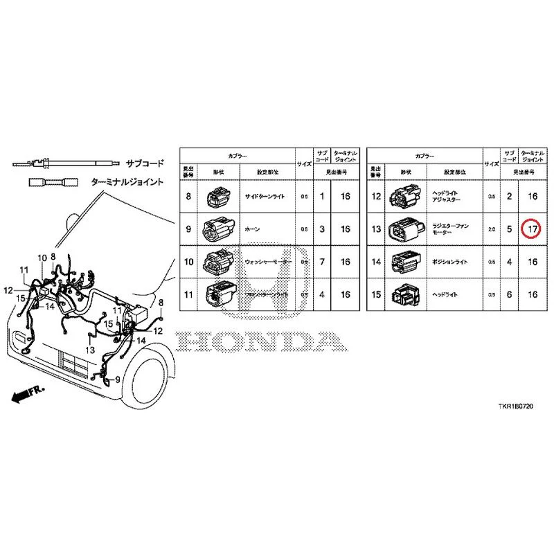 [NEW] JDM HONDA N-WGN JH3 2023 Electrical Connector (Front) (1) GENUINE OEM - Image 16