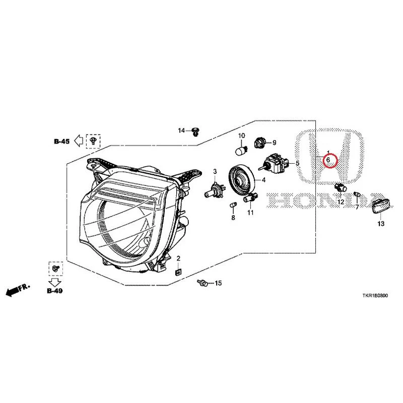[NEW] JDM HONDA N-WGN JH3 2023 Headlight (1) GENUINE OEM - Image 11