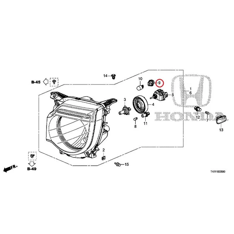 [NEW] JDM HONDA N-WGN JH3 2023 Headlight (1) GENUINE OEM - Image 14