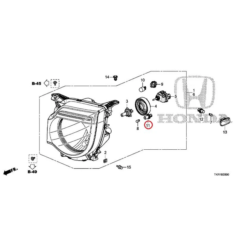 [NEW] JDM HONDA N-WGN JH3 2023 Headlight (1) GENUINE OEM - Image 16