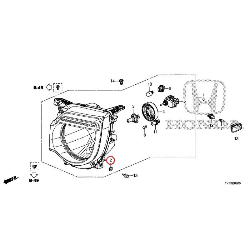 [NEW] JDM HONDA N-WGN JH3 2023 Headlight (1) GENUINE OEM - Image 4