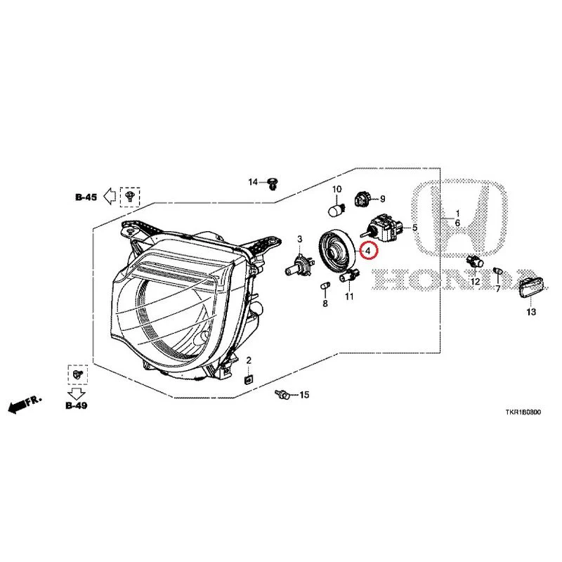 [NEW] JDM HONDA N-WGN JH3 2023 Headlight (1) GENUINE OEM - Image 9