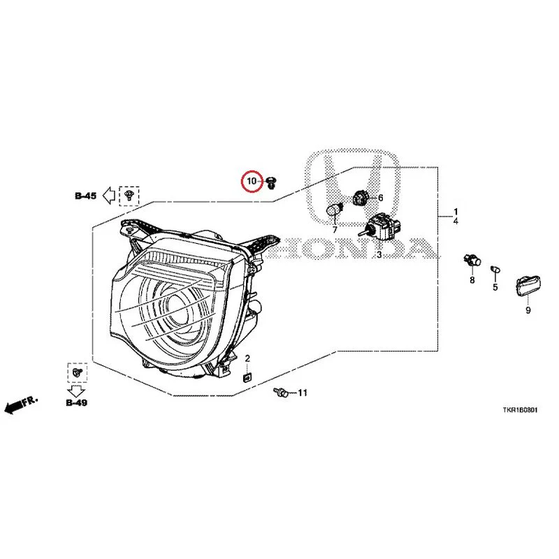 [NEW] JDM HONDA N-WGN JH3 2023 Headlight (2) GENUINE OEM - Image 10