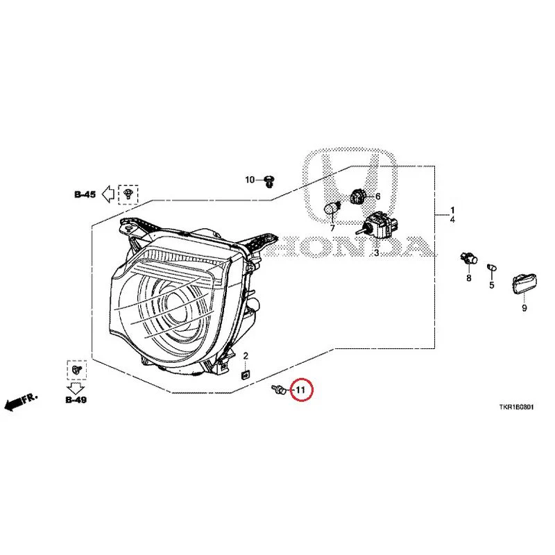 [NEW] JDM HONDA N-WGN JH3 2023 Headlight (2) GENUINE OEM - Image 11