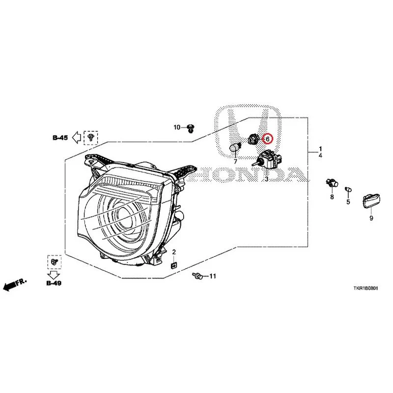 [NEW] JDM HONDA N-WGN JH3 2023 Headlight (2) GENUINE OEM - Image 8