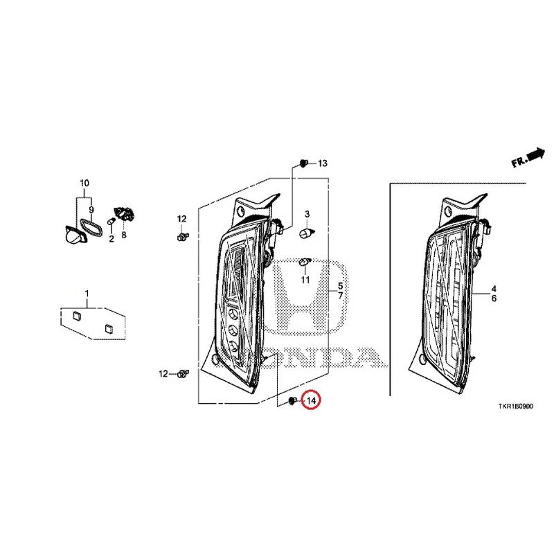 [NEW] JDM HONDA N-WGN JH3 2023 Tail Lights/License Lights GENUINE OEM - Image 11