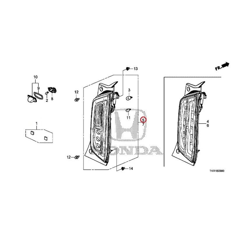 [NEW] JDM HONDA N-WGN JH3 2023 Tail Lights/License Lights GENUINE OEM - Image 3