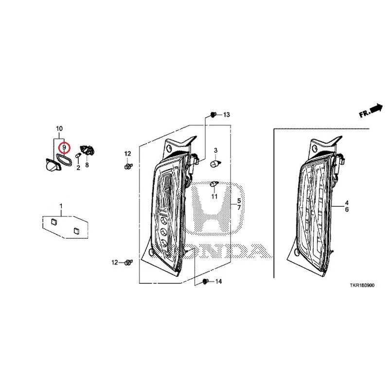 [NEW] JDM HONDA N-WGN JH3 2023 Tail Lights/License Lights GENUINE OEM - Image 6
