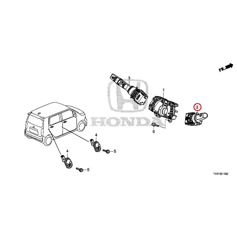 [NEW] JDM HONDA N-WGN JH3 2023 Combination Switches GENUINE OEM - Image 3