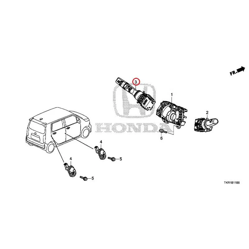 [NEW] JDM HONDA N-WGN JH3 2023 Combination Switches GENUINE OEM - Image 4