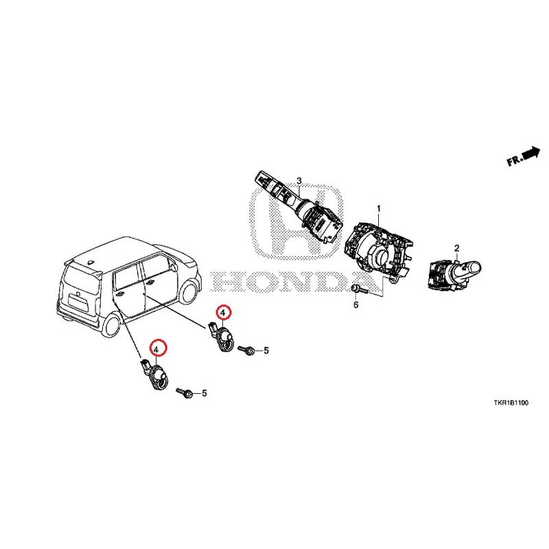 [NEW] JDM HONDA N-WGN JH3 2023 Combination Switches GENUINE OEM - Image 5