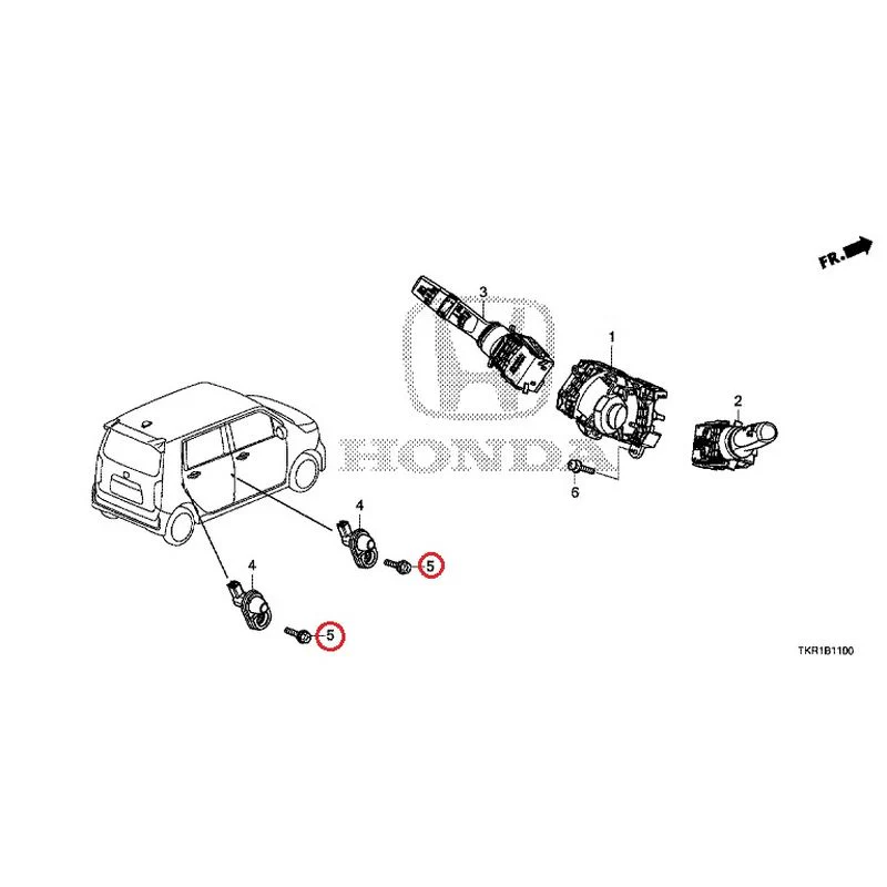 [NEW] JDM HONDA N-WGN JH3 2023 Combination Switches GENUINE OEM - Image 6