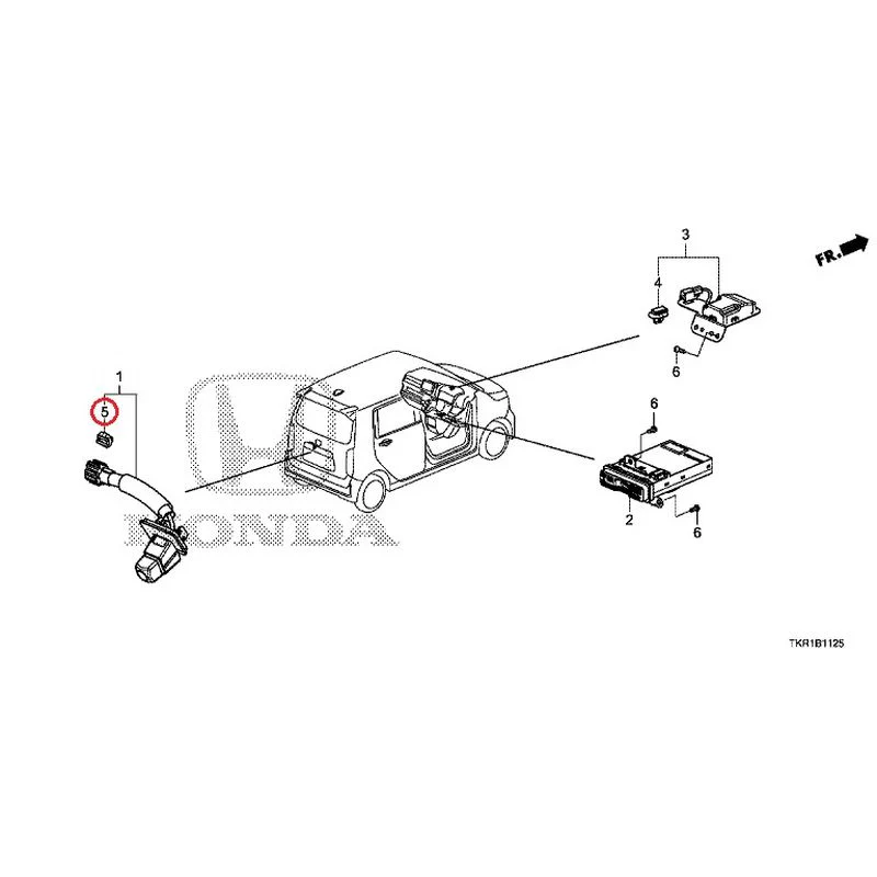 [NEW] JDM HONDA N-WGN JH3 2023 ETC Unit/Rear View Camera GENUINE OEM - Image 3